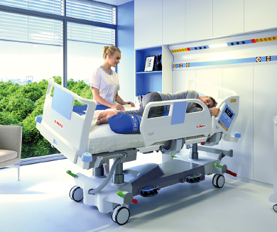 エレガンザ5 ラテラル機能 スムーズな体位変換/看護負担軽減/早期離床促進