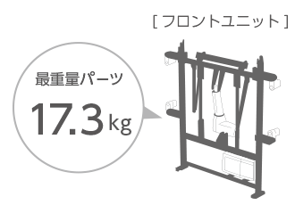 在宅介護向けベッドEmi 軽量化