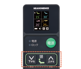 電動ヘッドレスト機能 頸部前屈位 ポジショニングの再現