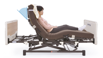 電動ヘッドレスト機能 頸部前屈位 誤嚥リスク低減