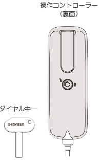 ベッド内蔵型見守りセンサー「iサポート」手元スイッチ ロック機能