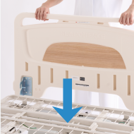 ヘッド・フットボード自動ロック機構