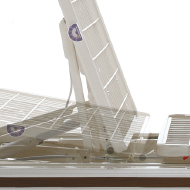 背上げ機構 腹部及び背部の圧迫と前ずれを軽減