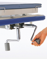 コンパクトに収納できる折りたたみ式クランクハンドル